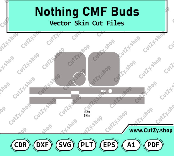 Nothing CMF Buds Vector Skin Cut Files