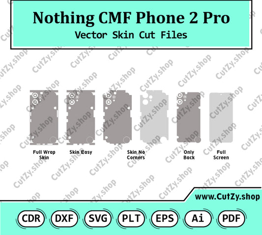 Nothing CMF Phone 2 Pro Vector Skin Cut Files