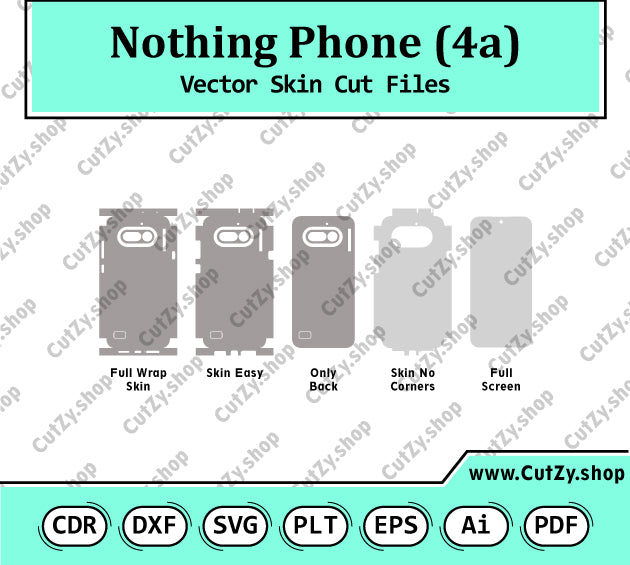 Nothing Phone (4a) Vector Skin Cut Files