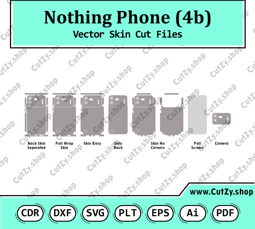 Nothing Phone (4b) Vector Skin Cut Files