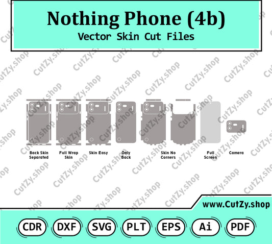 Nothing Phone (4b) Vector Skin Cut Files