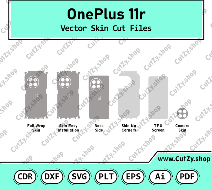 OnePlus 11R Vector Skin Cut Files