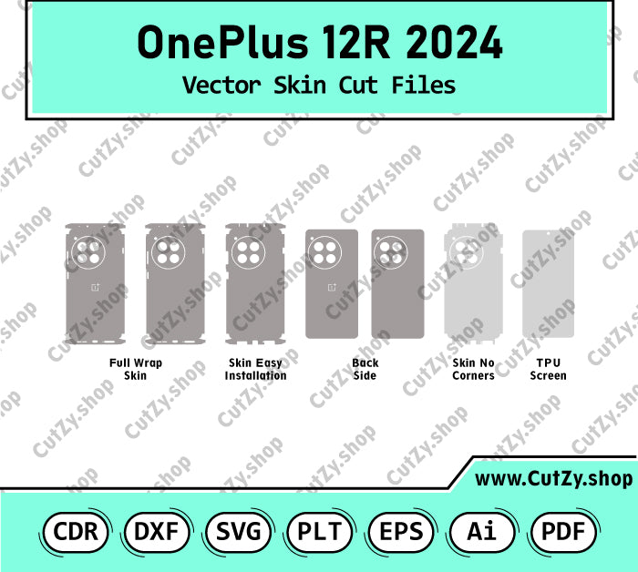 OnePlus 12R Vector Skin Cut Files