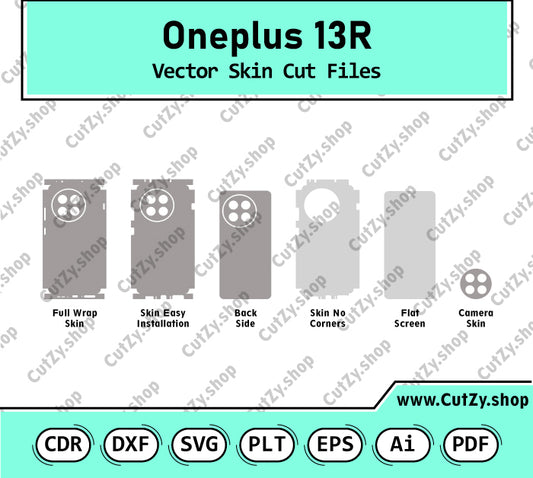 Oneplus 13R Vector Skin Cut Files