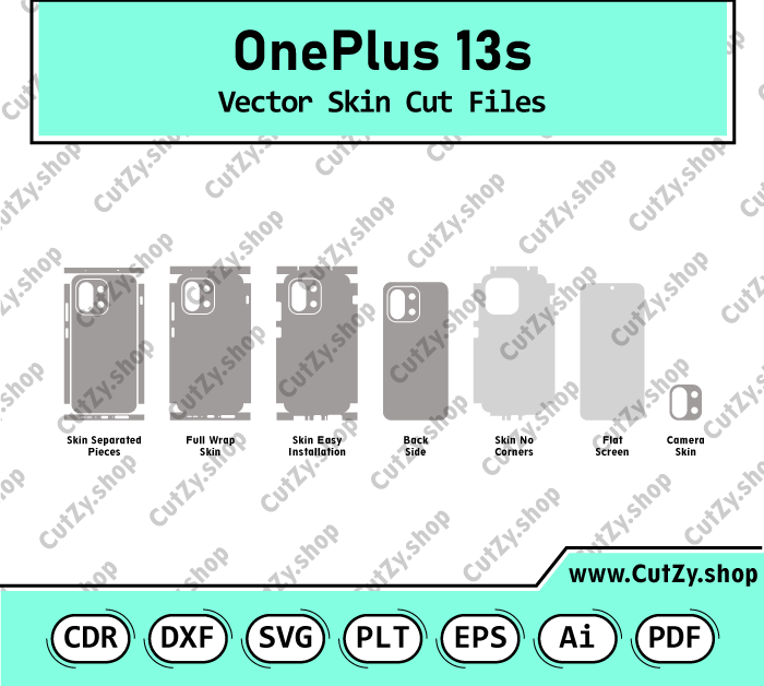 OnePlus 13s Vector Skin Cut Files