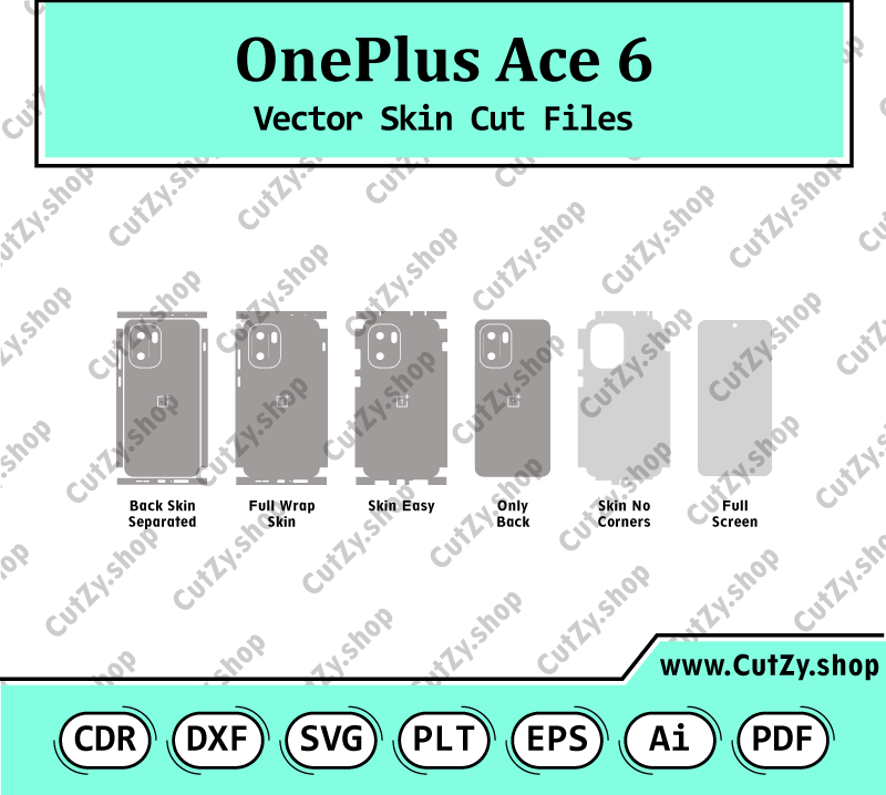 OnePlus Ace 6 Vector Skin Cut Files