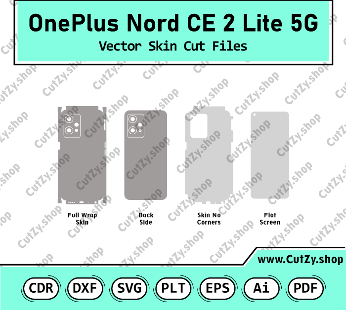 OnePlus Nord CE 2 Lite 5G Vector Skin Cut Files