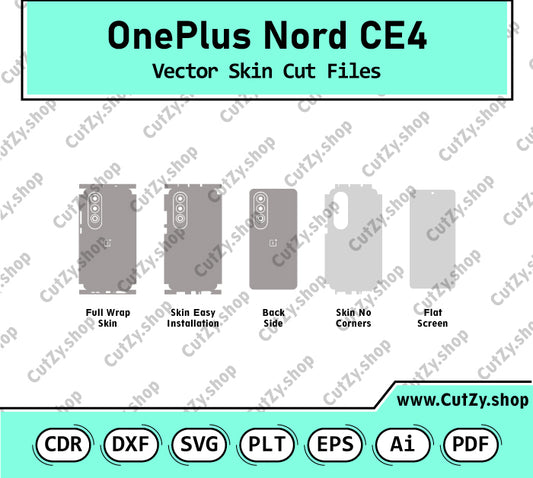 OnePlus Nord CE4 Vector Skin Cut Files