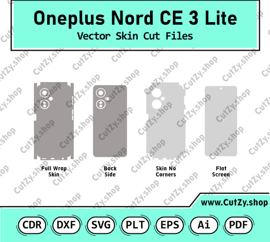 Oneplus Nord CE 3 Lite Vector Skin Cut Files