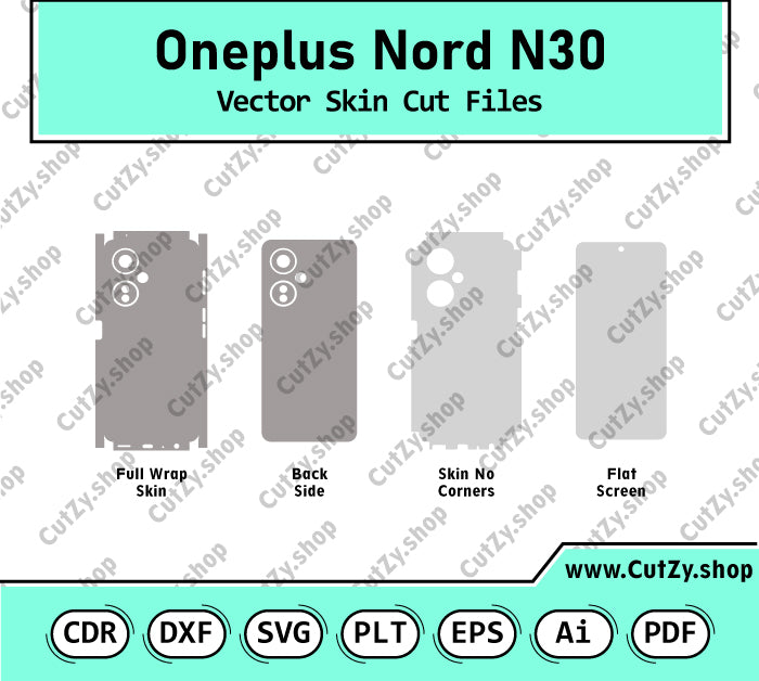 Oneplus Nord N30 Vector Skin Cut Files