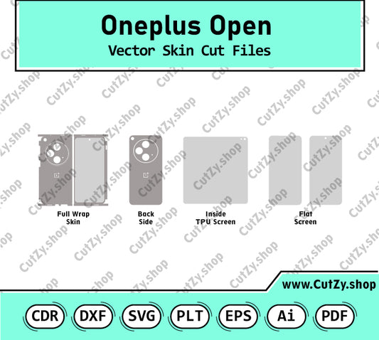 Oneplus Open Vector Skin Cut Files