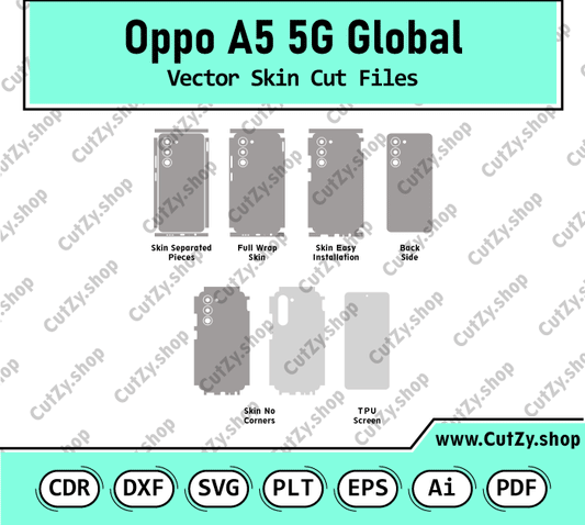 Oppo A5 5G Global Vector Skin Cut Files