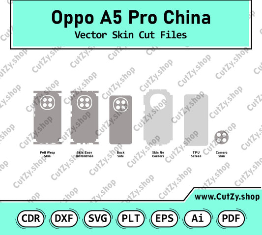 Oppo A5 Pro China Vector Skin Cut Files