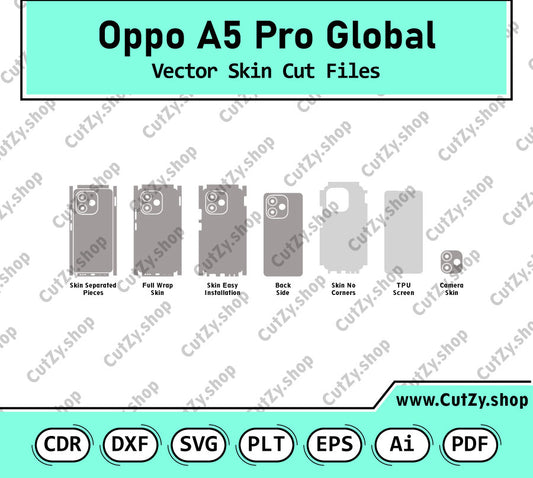 Oppo A5 Pro Global Vector Skin Cut Files