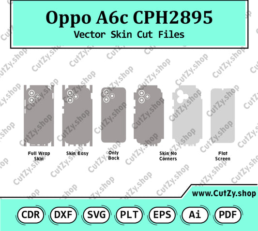 Oppo A6c CPH2895 Vector Skin Cut Files