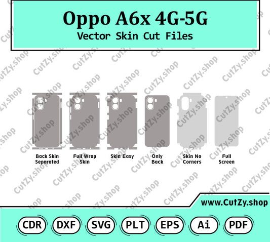 Oppo A6x-A6x 4G Vector Skin Cut Files