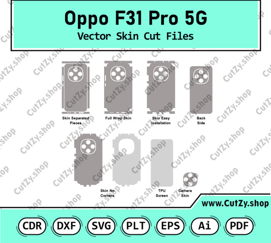 Oppo Oppo F31 Pro 5G Vector Skin Cut Files