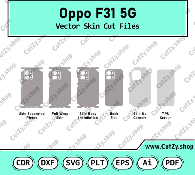 Oppo F31 5G CPH2781 Vector Skin Cut Files