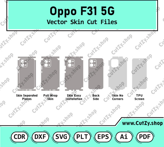Oppo F31 5G CPH2781 Vector Skin Cut Files