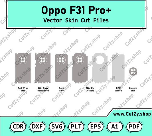 Oppo F31 Pro+ Vector Skin Cut Files