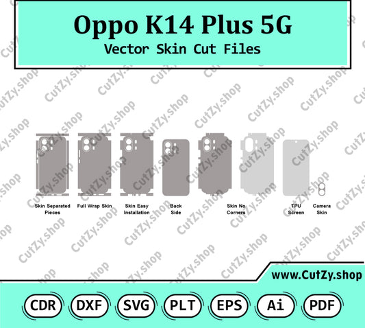 Oppo K14 Plus 5G Vector Skin Cut Files