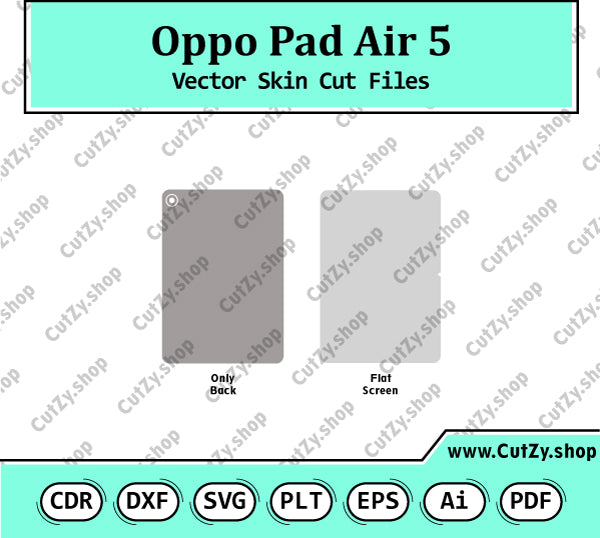 Oppo Pad Air 5 Vector Skin Cut Files
