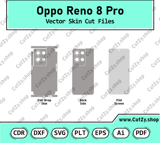 Oppo Reno 8 Pro Vector Skin Cut Files