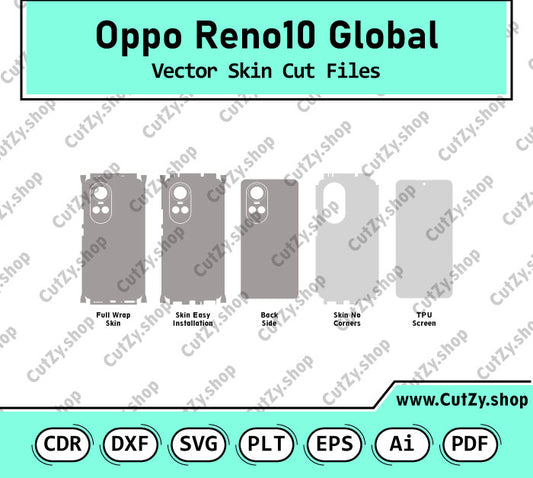 Oppo Reno 10 Global Vector Skin Cut Files