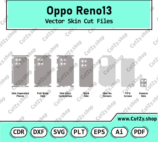 Oppo Reno 13 Vector Skin Cut Files