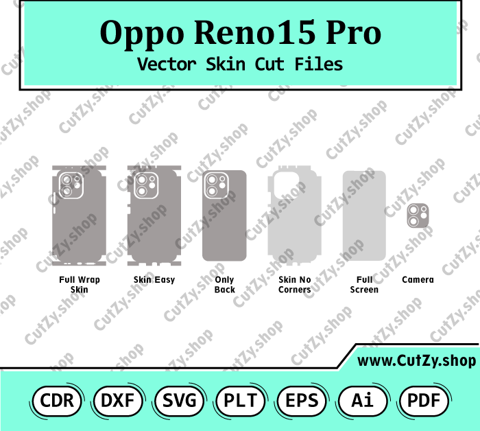 Oppo Reno15 Pro Vector Skin Cut Files
