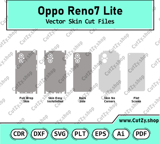 Oppo Reno7 Lite Vector Skin Cut Files