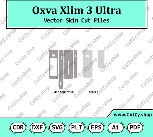 Oxva Xlim 3 Ultra Vector Skin Cut Files