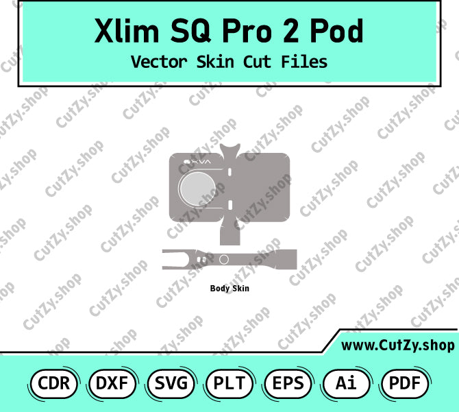 Oxva Xlim SQ Pro 2 Pod Kit Vector Skin Cut Files