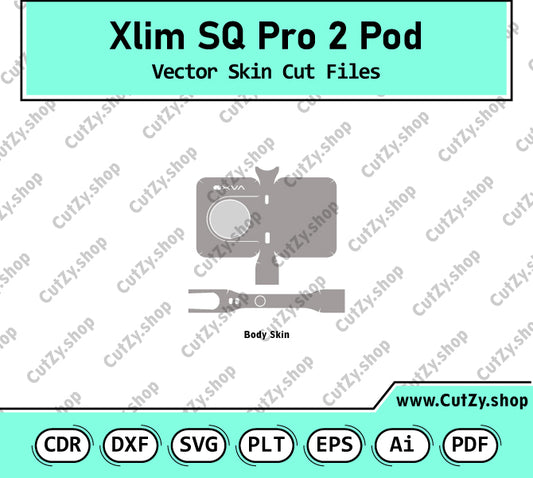 Oxva Xlim SQ Pro 2 Pod Kit Vector Skin Cut Files