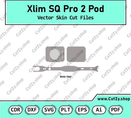 Oxva Xlim SQ Pro 2 Pod Kit Vector Skin Cut Files