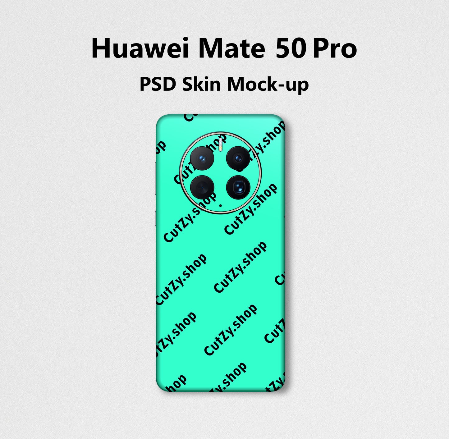 Free Download Huawei Mate 50 Pro PSD Vinyl Skin Mock-up