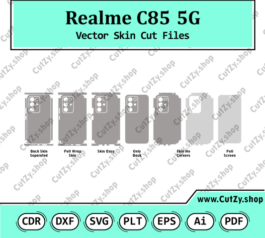 Realme C85 5G RMX5253 Vector Skin Cut Files