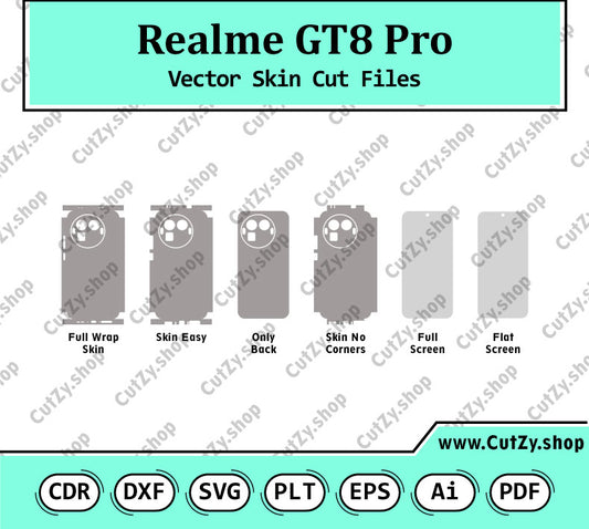 Realme GT8 Pro Vector Skin Cut Files