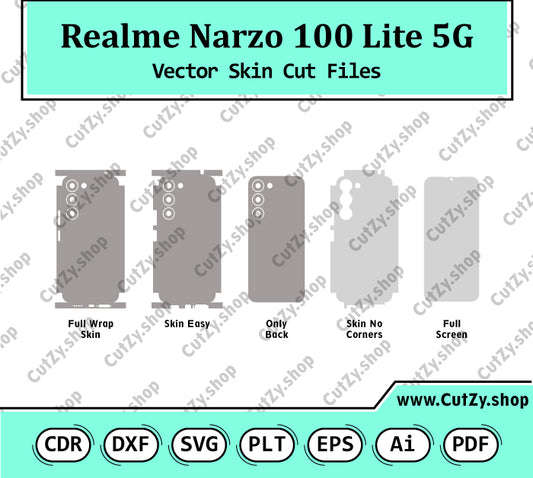 Realme Narzo 100 Lite 5G Vector Skin Cut Files