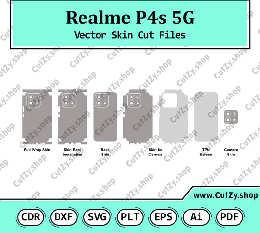 Realme P4s 5G Vector Skin Cut Files