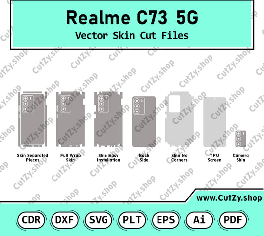 Realme C73 5G Vector Skin Cut Files