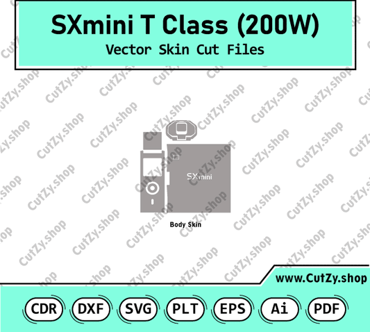 SXmini T Class (200W) Vector Skin Templates