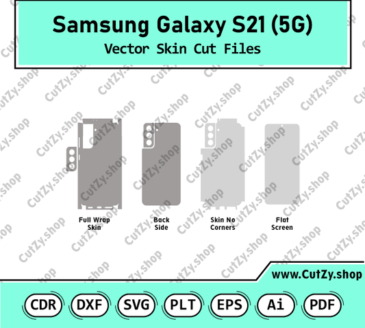 Samsung Galaxy  S21 5G Vector Skin Cut Files