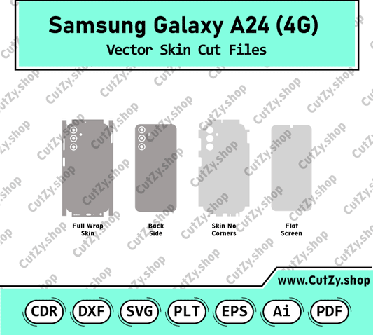 Samsung Galaxy A24 4G Vector Skin Cut Files