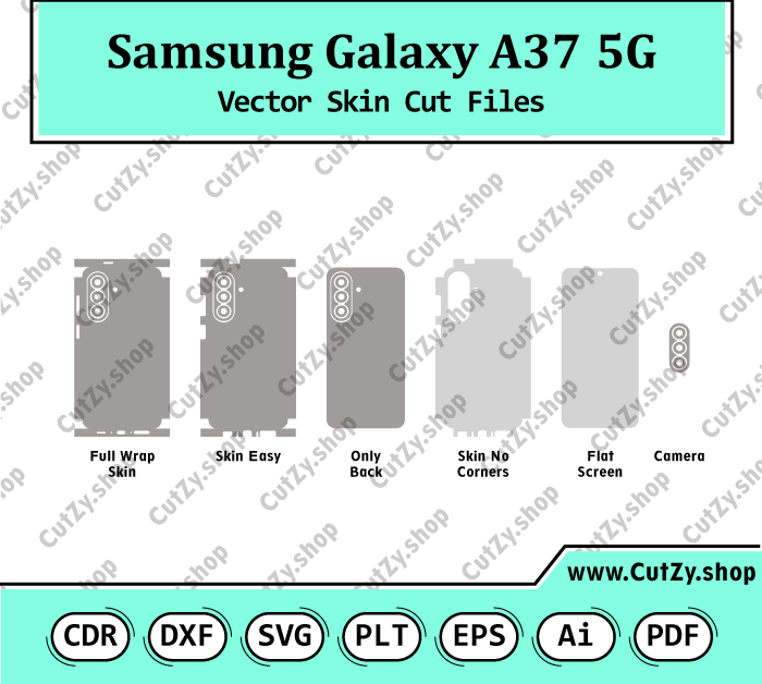 Samsung Galaxy A37 5G Vector Skin Cut Files