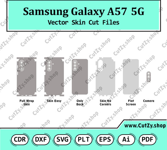 Samsung Galaxy A57 5G Vector Skin Cut Files