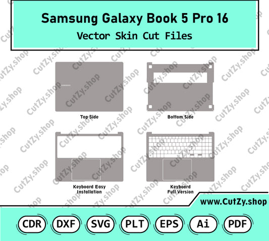 Samsung Galaxy Book 5 Pro (16) Vector Skin Cut Files