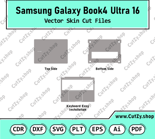Samsung Galaxy Book 4 Ultra 16 Vector Skin Cut Files
