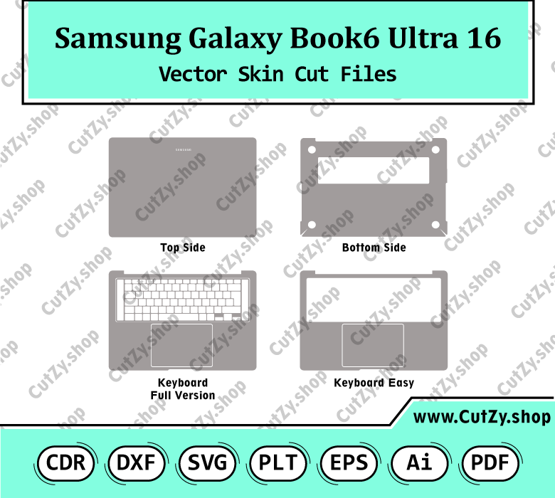Samsung Galaxy Book6 Ultra 16 Vector Skin Cut Files