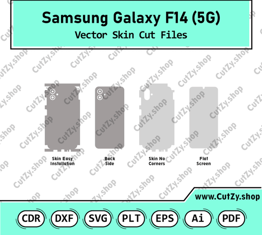 Samsung Galaxy F14 5G Vector Skin Cut Files